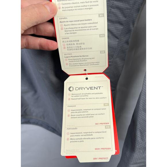 The North Face Men's Size Small Venture Outdoor Jacket Gray Heather NWT - Picture 8 of 16